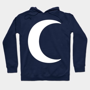 Crescent (white) Hoodie